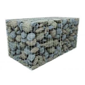 200 X 100 X 50 Galvanised Welded Gabion Box Stone Cage For Government Project