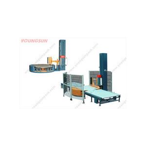 China Full automatic pallet wrapper machine,MH-FG-2000D line with automatic up and cutting film supplier