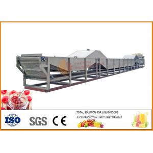 Automatic Turnkey Tomato Ketchup Sauce Jam Production Line ISO9001 Certification