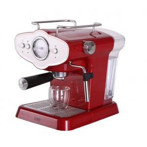 Retro Design Espresso Coffee Machine Electric Coffee Maker For Home Use Red Color High Quality Plastic 1L Water Tank