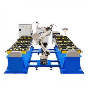 Hwashi Industrial MIG Welding Robots Beam Welding Robot For Storage Rack Frame
