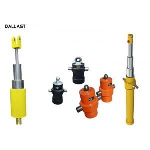 Front End Single Acting Hydraulic Ram Telescopic Dump Truck Hoist Piston Anti Rust Painting