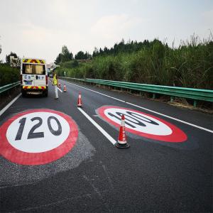 Pavement Temporary Road Marking Tape Pre Formed Coloured Reflective Pavement Striping Tape