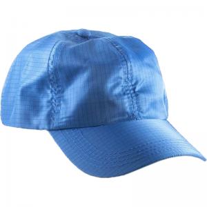 China Cleanroom Cap Lint Free Polyester Clean Room Anti Static ESD Cap For Workwear supplier