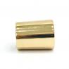 Classic Zinc Alloy Gold Plating Cylinder shape Metal Zamak Perfume Bottle Cap