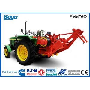 China Self-propelled Pulling Tractor Machine Groove number 8 Bull wheel 450mm Max steel rope 18mm supplier