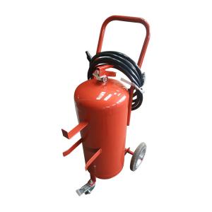China Mexican Trolley Fire Extinguishers 50kg Dry Chemical Fire Extinguisher supplier