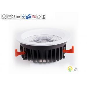 China 3000K Warm White Commercial LED Downlight With External Driver 40W 4800lm supplier