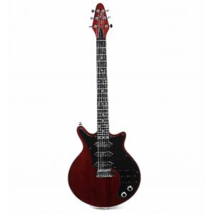 China Guild Brian May Red Guitar Black Pickguard 3 pickups wilkinson Tremolo Bridge 24 Frets custom Factory outlet supplier