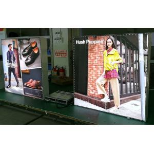 China 38mm Depth Custom LED Frameless Fabric Light Box For Shopping Mall Display supplier