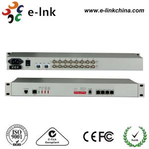16dBm Optical HDMI Fiber Extender 8E1 4FE 1 Fiber PDH Multiplexer