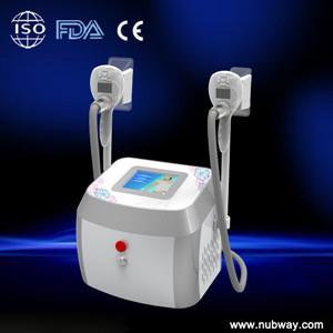 2 big suction handle home remedy cryolipolysis slimming machine for beauty clinic
