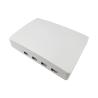 4-Cores SC APC Plastic Fiber Optic Faceplate Socket Panel for Indoor in FTTH Network