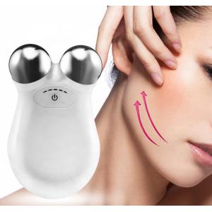 China Skin Tightening Facial Beauty Device 800mAh Microcurrent Face Roller supplier