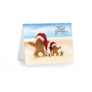 5 x 7 Inches 3d Lenticular Christmas Cards Custom Lenticular Printing For X-Mas Greeting