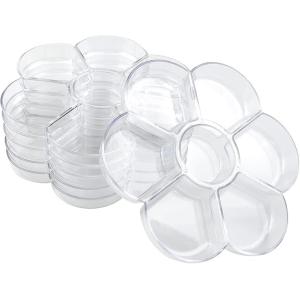 China 7"L X 7"W Transparent Kids Plastic Paint Tray Holder For Oil Watercolor Painting wholesale