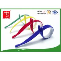 China Multi Colored Cable Ties Roll , Hook & Loop Fastening Cable Ties T Shape on sale