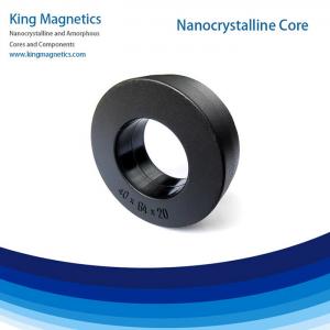 low core loss nanocrystalline core for high frequency transformers