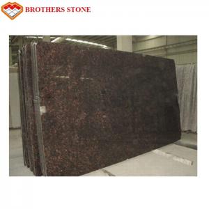 China Well Polished Nature India Tan Brown Granite Ston Tiles Standard Or Customized Size supplier