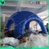 Blue PVC Coated Nylon Or PVC Tarpaulin Inflatable Igloo Tent Inflatable Dome