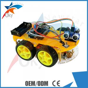 China Remote Control Car Parts Bluetooth / Infrared Controlled Diy Robot Car supplier