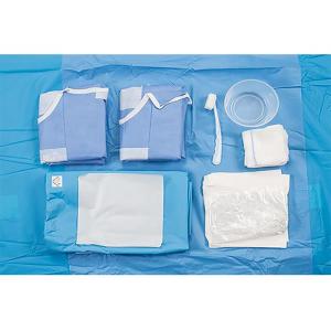 China Angiography Procedure Pack Disposable EO Sterile Surgery Pack SMS Blue surgical instrument supplier