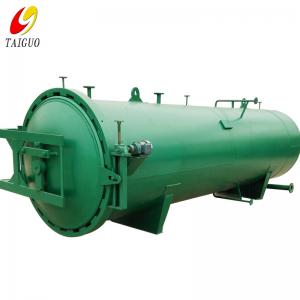 China TAIGUO Continual Operation Industrial Stainless Steel Wood Autoclave Price supplier