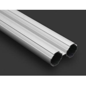 China 6m Flexible Aluminum Lean Tube / Pipe For Storage Racks Shelving Systems supplier