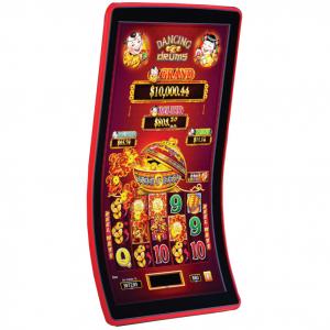 Tela táctil curvado 43 polegadas do casino para a máquina de jogo do slot machine