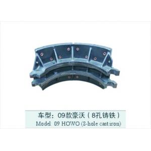 China Semi Trailer Dexter Brake Shoes 09 HOWO 8 Holes ODM Replacement 419x177.8MM supplier