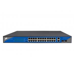 China IPC Extender 250M POE Ethernet Switch 24 Port , POE Powered Unmanaged Switch supplier