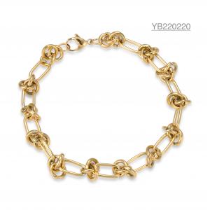 China ODM Mens Hip Hop Bracelets Brand Heavy Industry Gold Chain Bangle supplier