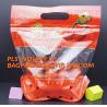 Fruits packaging bag/Grapes plastic bag with Zip lockkk, Air Holes Zip Handle Plastic Bags, bag with vent holes for Grape a