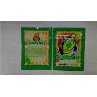 China 4g Scooby Snax Herbal Incense Packaging Bags Scooby Snax Green Apple / Hypnotic Bags on sale