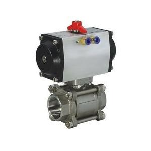 Pneumatic Water Oil Gas Acid Stainless Steel Flanged Ball Valve SS -20℃ - 190℃