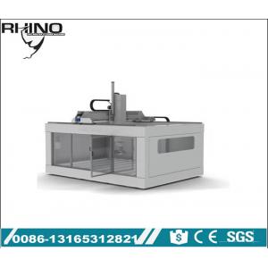 Full Cover 5 Axis CNC Wood Milling Machine , 3D Mould Multi Axis CNC Router