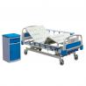 China Stainless Steel Hospital Patient Bed Manual Hospital Bed With Aluminum Side Rail wholesale
