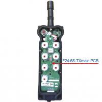 China Telecontrol 6 single speed push buttons cordless remote control F24-6S-TX transmitter main board on sale