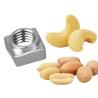 China non-standard carbon zinc plated square knurl rivet cracker soldier cashew machine peanuts nuts wholesale