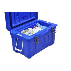 35 Liter Premium Blue Plastic Cooler Box for Fishing | Camping｜Hunting