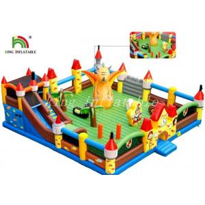 China Outdoor Giant Inflatable Amusement Park Colorful PVC Tarpaulin Combo Playground supplier