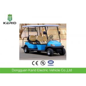 China Electric 6 Seater Club Car Golf Buggy Sky Blue Color With Maintenance Free Battery supplier