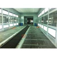 China Full Grid Paint Room With Trolley Paint Production Line System Downdraft Paint Booth on sale