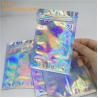 China Glossy Plastic Holographic Foil Pouch Packaging wholesale