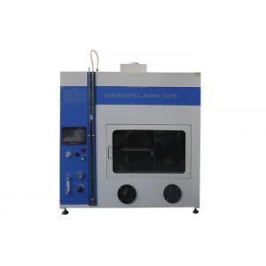 China Cellular Plastic Materials Flammability Test Chamber Horizontal Burning PLC Control ISO9772 supplier