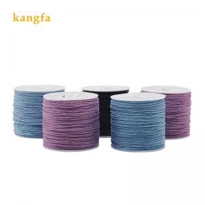 100% Cotton Roll Cord Waxed Thread Cord String Strap for Jewelry Making Plastic Cone