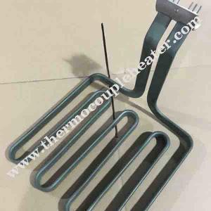 China Heating Element Immersion Flat Tubular Oil Heater For KFC Fryer supplier