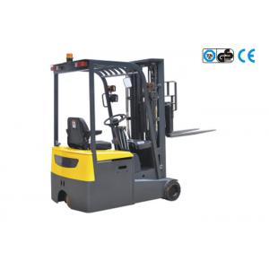 3 wheel Electric forklift truck , 1.5 Ton forklift truck for narrow aisle