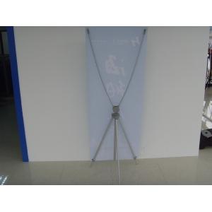 China Retractable X Frame Banner Stand , Full Color Printing Trade Show Banner Stands 80*180cm supplier