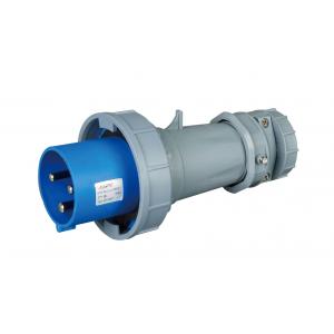China IP67 Water Tight 3P 3 Phase Plug , IEC 60309 2 Industrial Three Phase Power Plug supplier